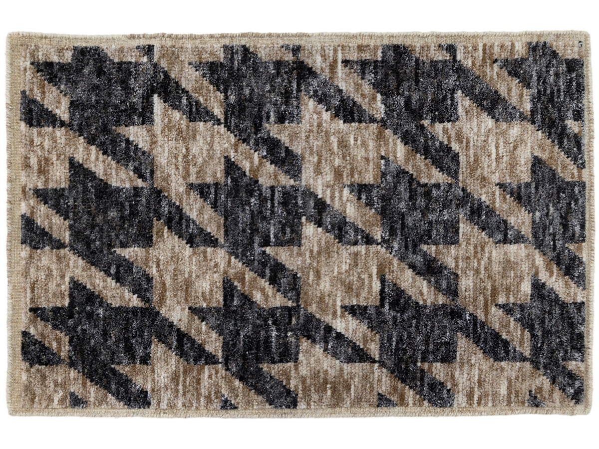 Modern Moroccan Wool Custom Rug