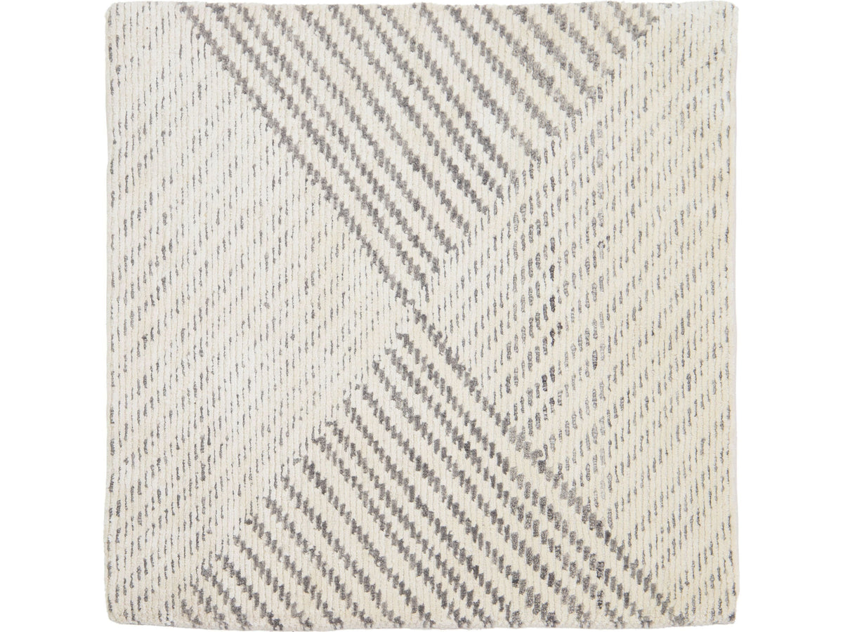 Modern Nepal Wool and Silk Custom Rug