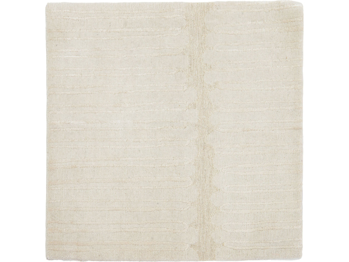 Modern Nepal Wool and Silk Custom Rug