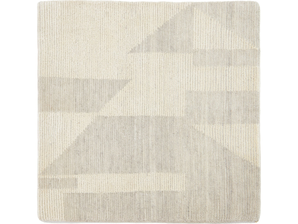 Modern Nepal Wool and Silk Custom Rug