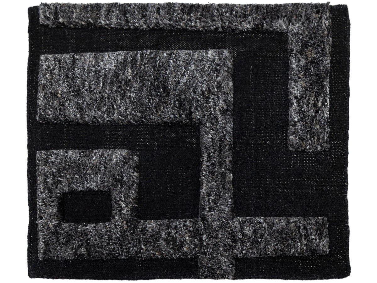 Modern High-Low Wool Custom Rug