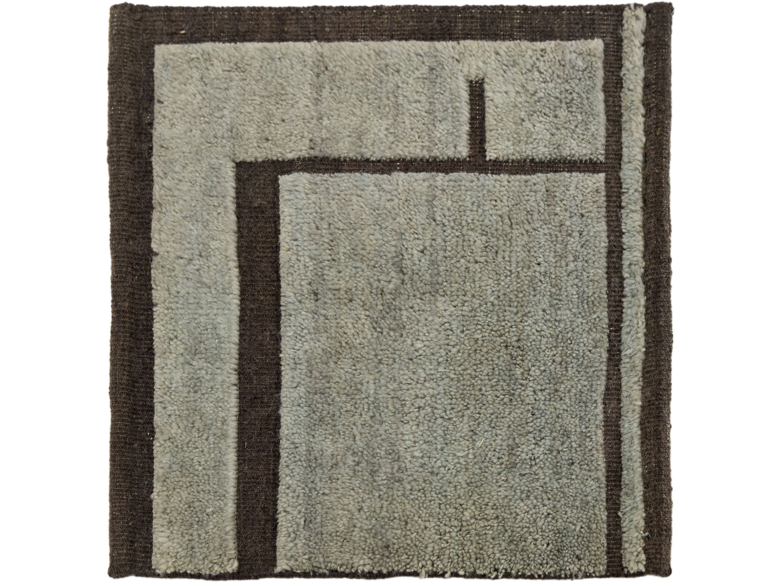 Modern High-Low Wool Custom Rug
