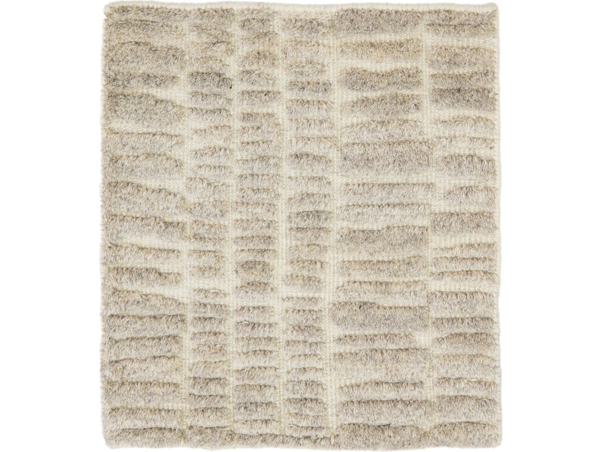 Modern Moroccan Wool Custom Rug