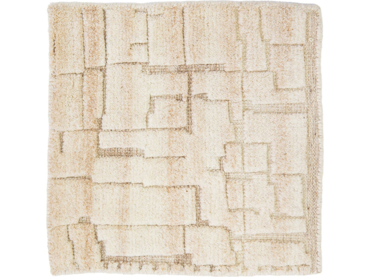Modern Moroccan Wool Custom Rug