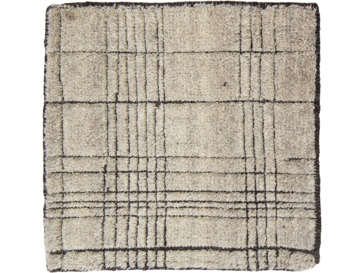 Modern Moroccan Wool Custom Rug