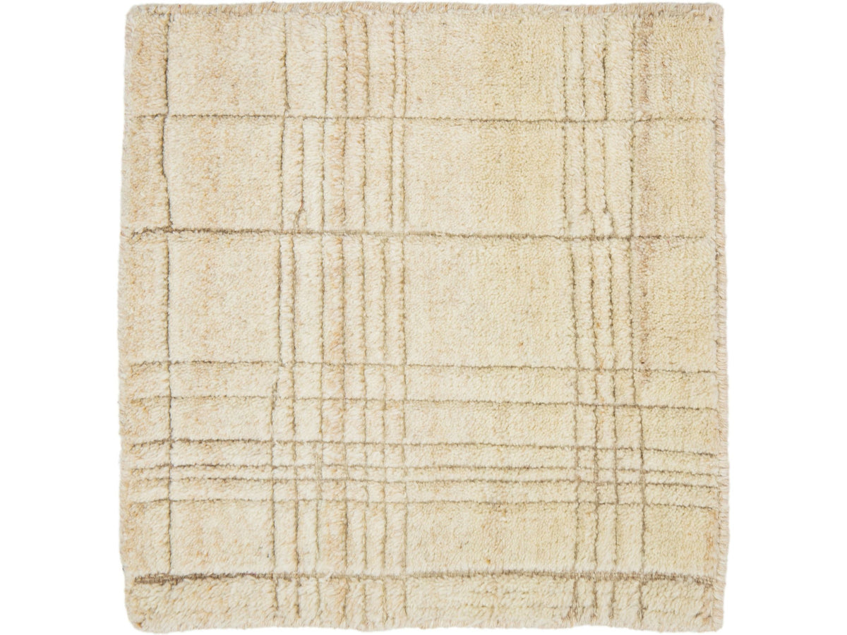 Modern Moroccan Wool Custom Rug