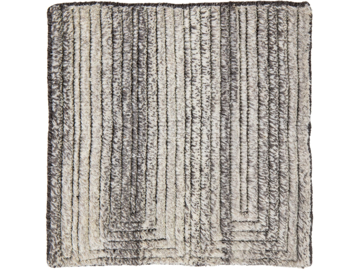 Modern Moroccan Wool Custom Rug