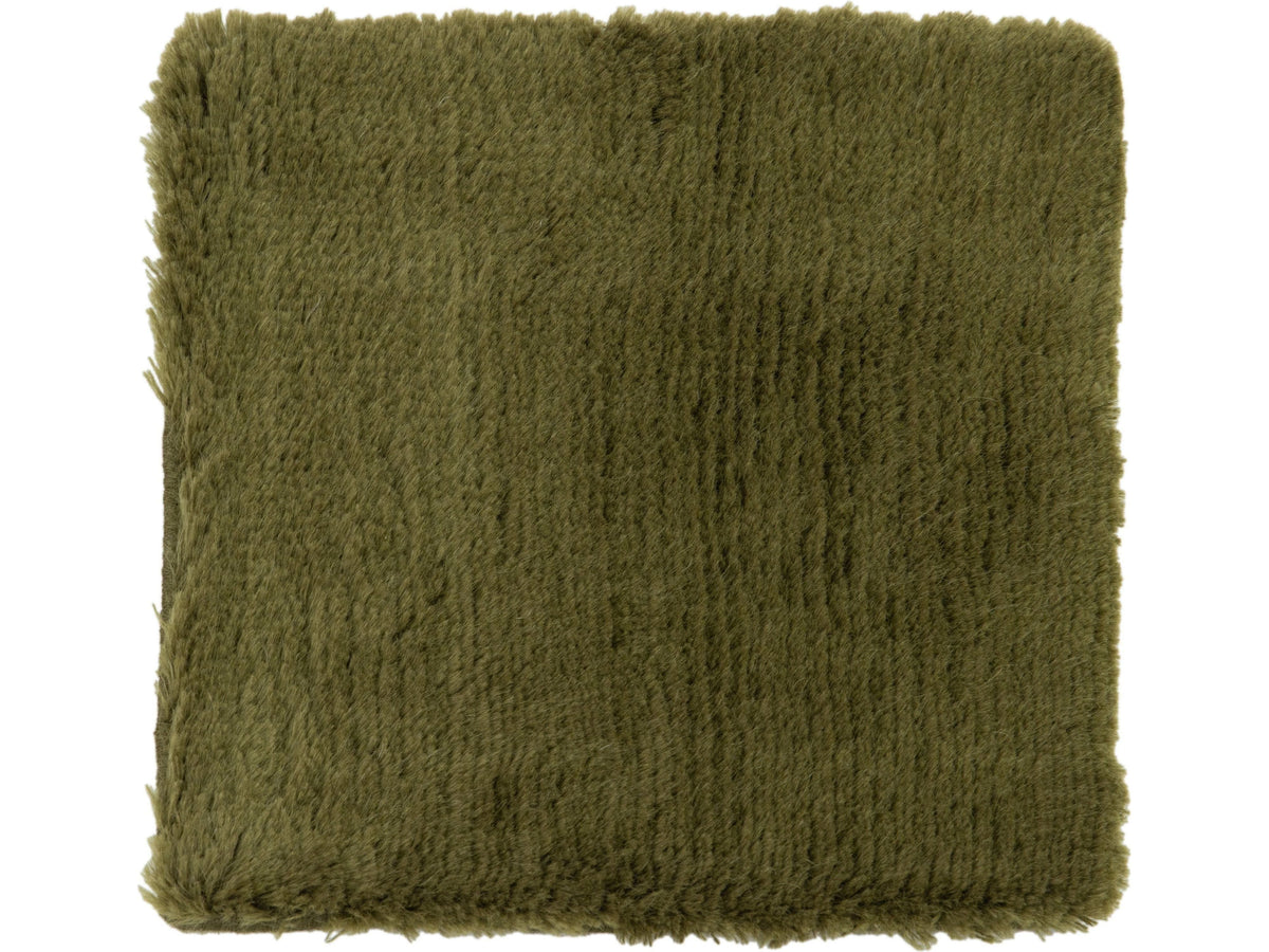 Modern Peruvian Shaggy Fine Alpaca and Linen Custom Rug