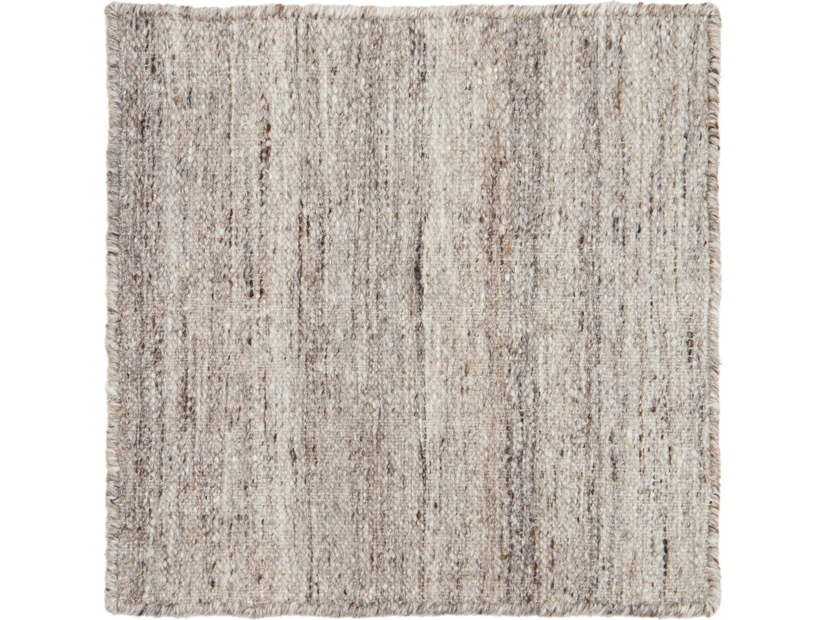 Modern Kilim Flatweave Wool Custom Rug