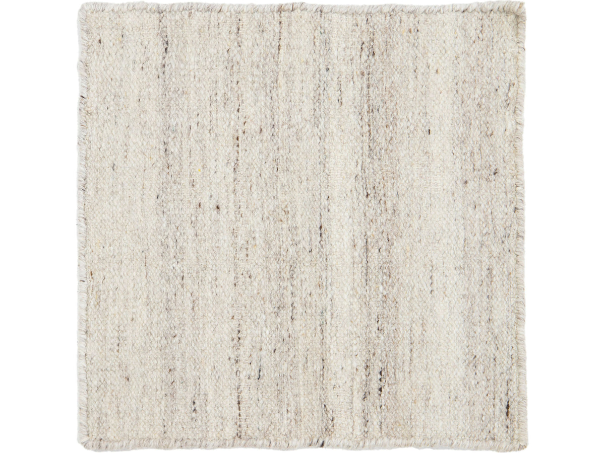 Modern Kilim Flatweave Wool Custom Rug
