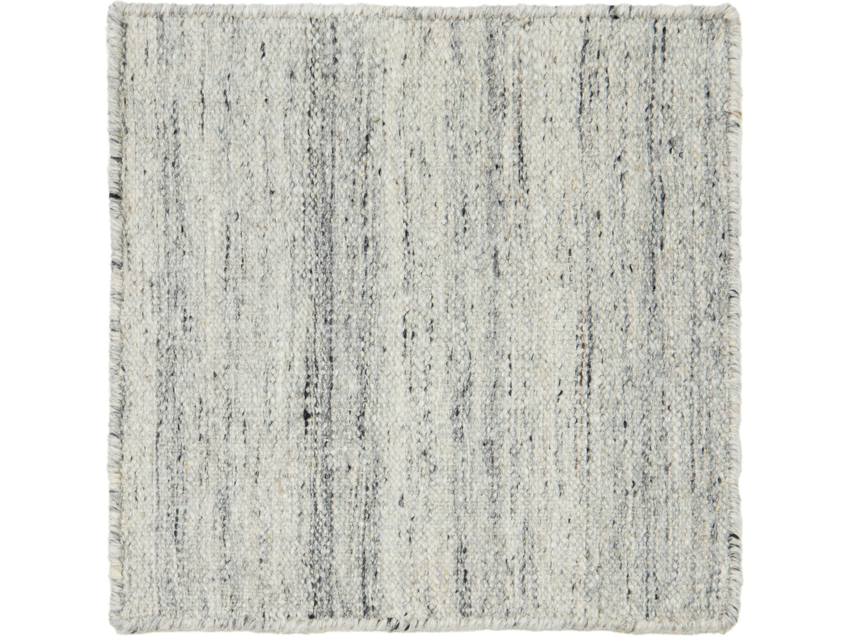 Modern Kilim Flatweave Wool Custom Rug
