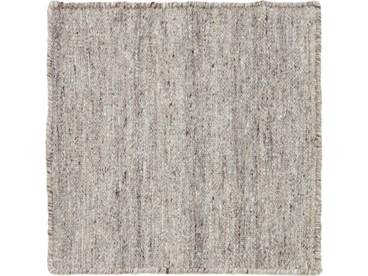 Modern Kilim Flatweave Wool Custom Rug