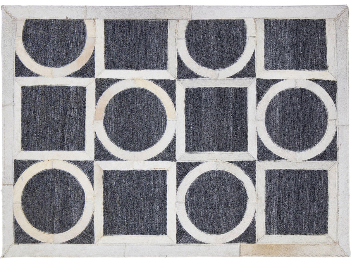 Modern Cowhide Custom Rug