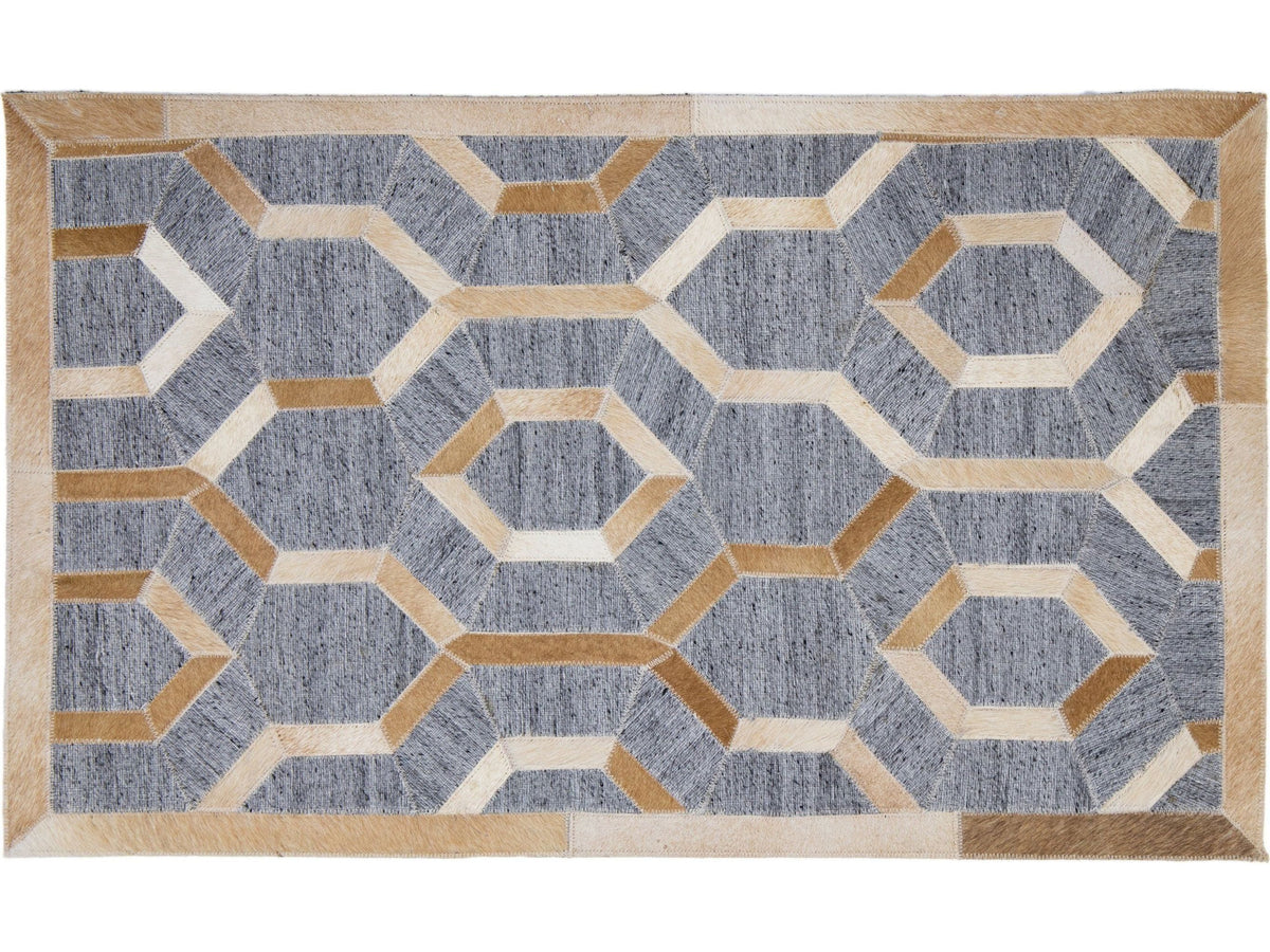 Modern Cowhide Custom Rug