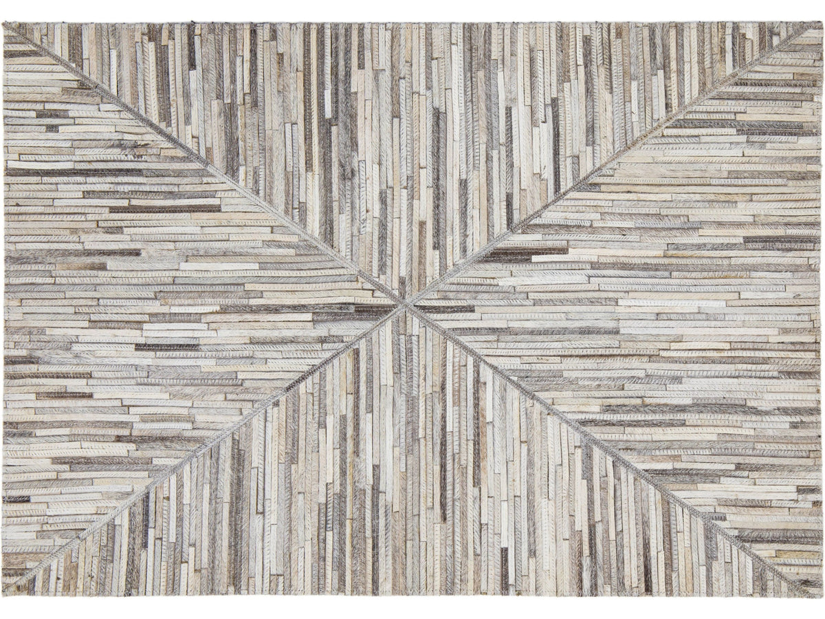 Modern Cowhide Custom Rug