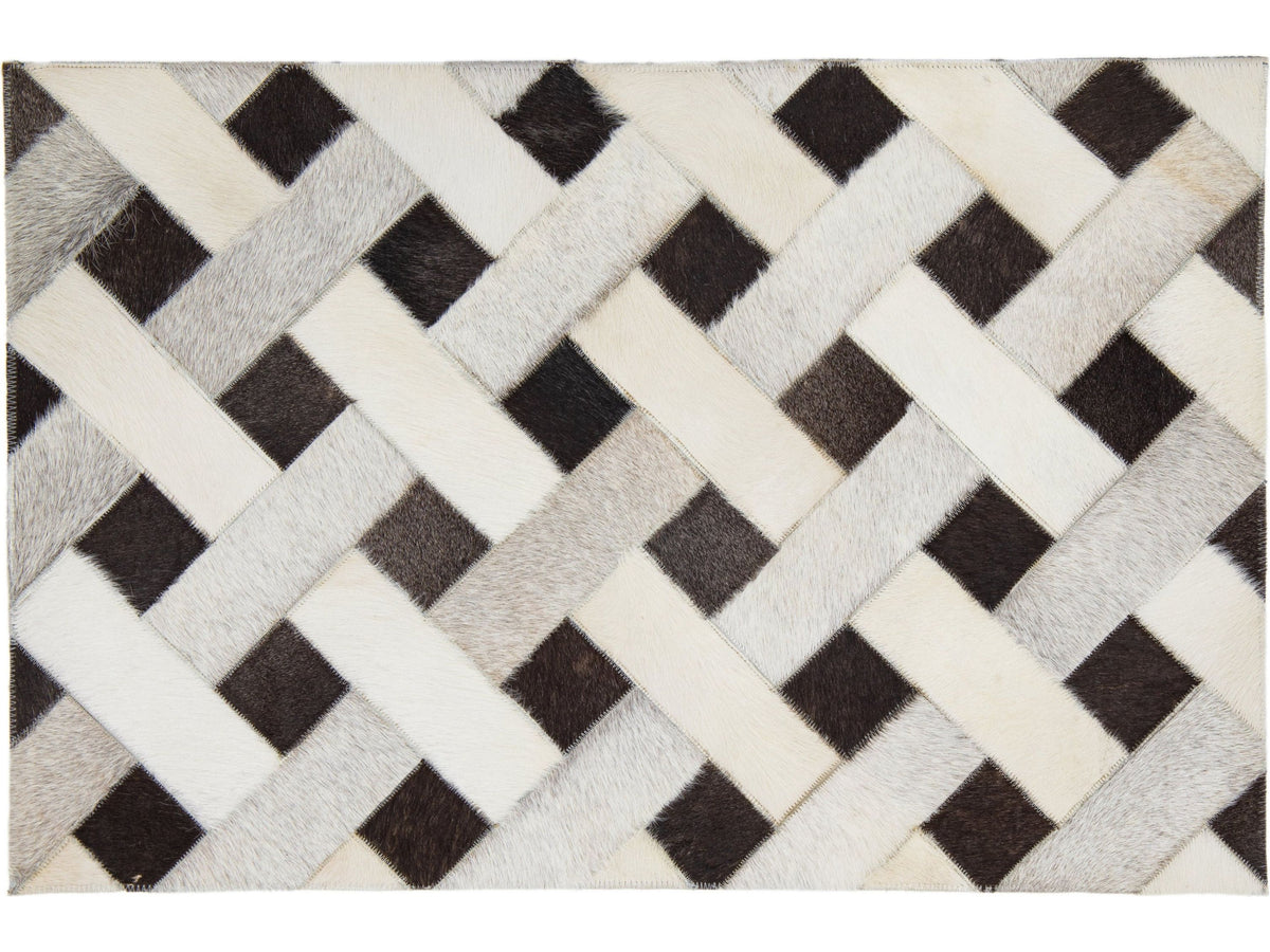 Modern Cowhide Custom Rug