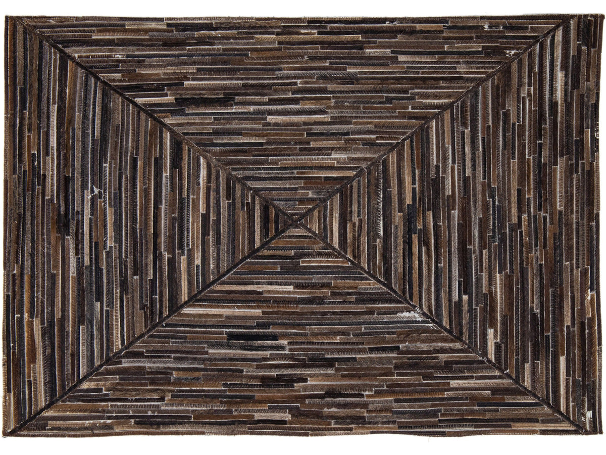 Modern Cowhide Custom Rug