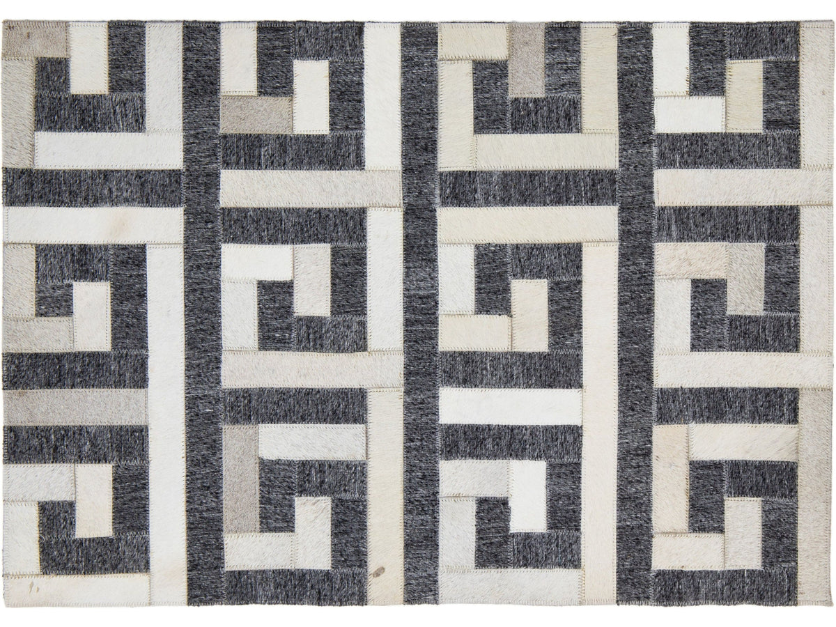 Modern Cowhide Custom Rug