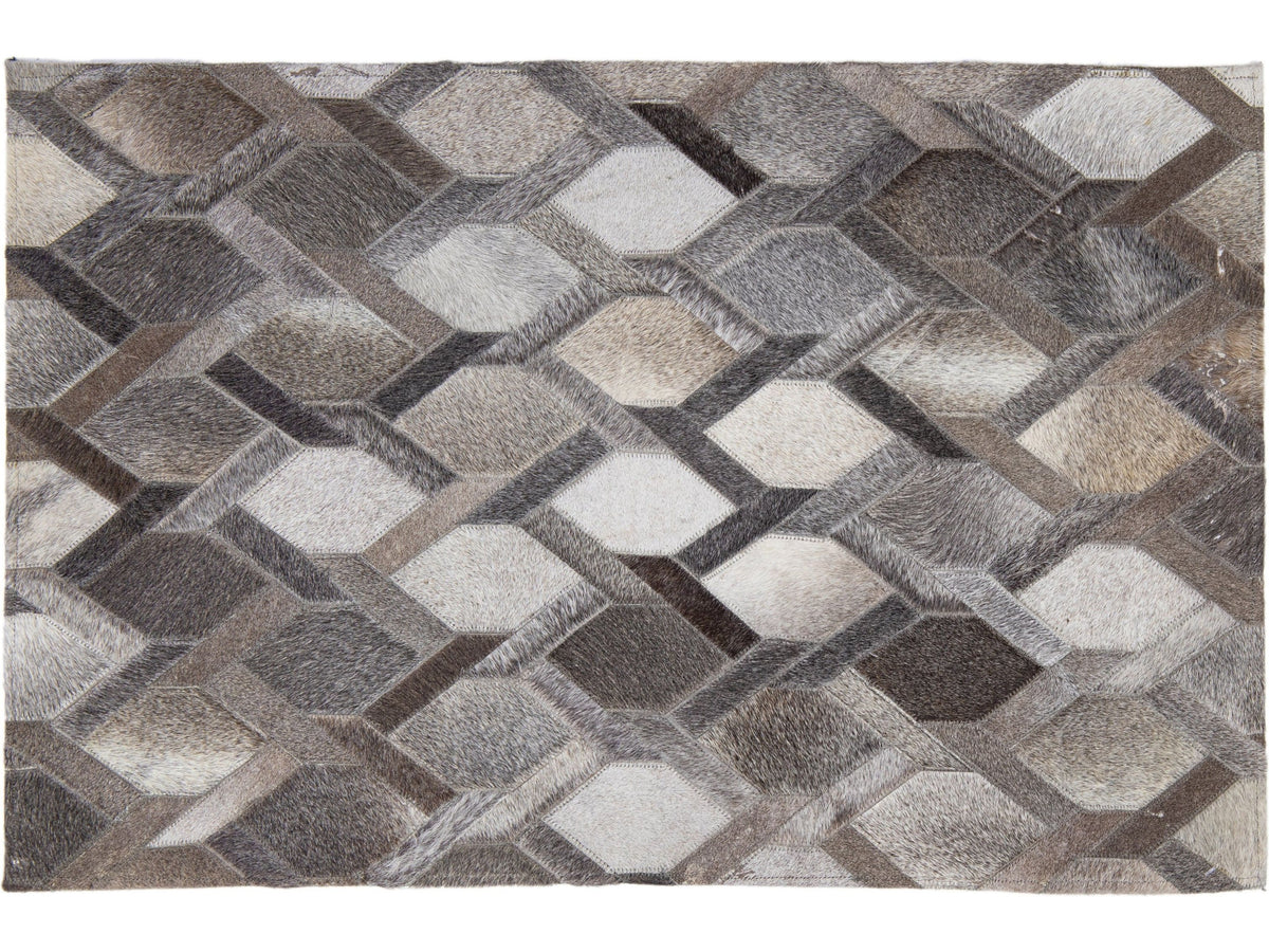 Modern Cowhide Custom Rug