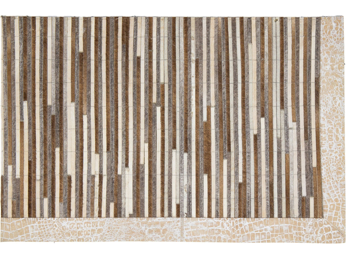 Modern Cowhide Custom Rug