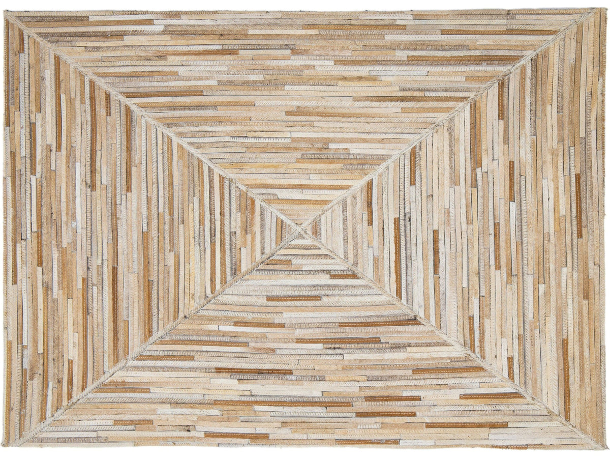 Modern Cowhide Custom Rug