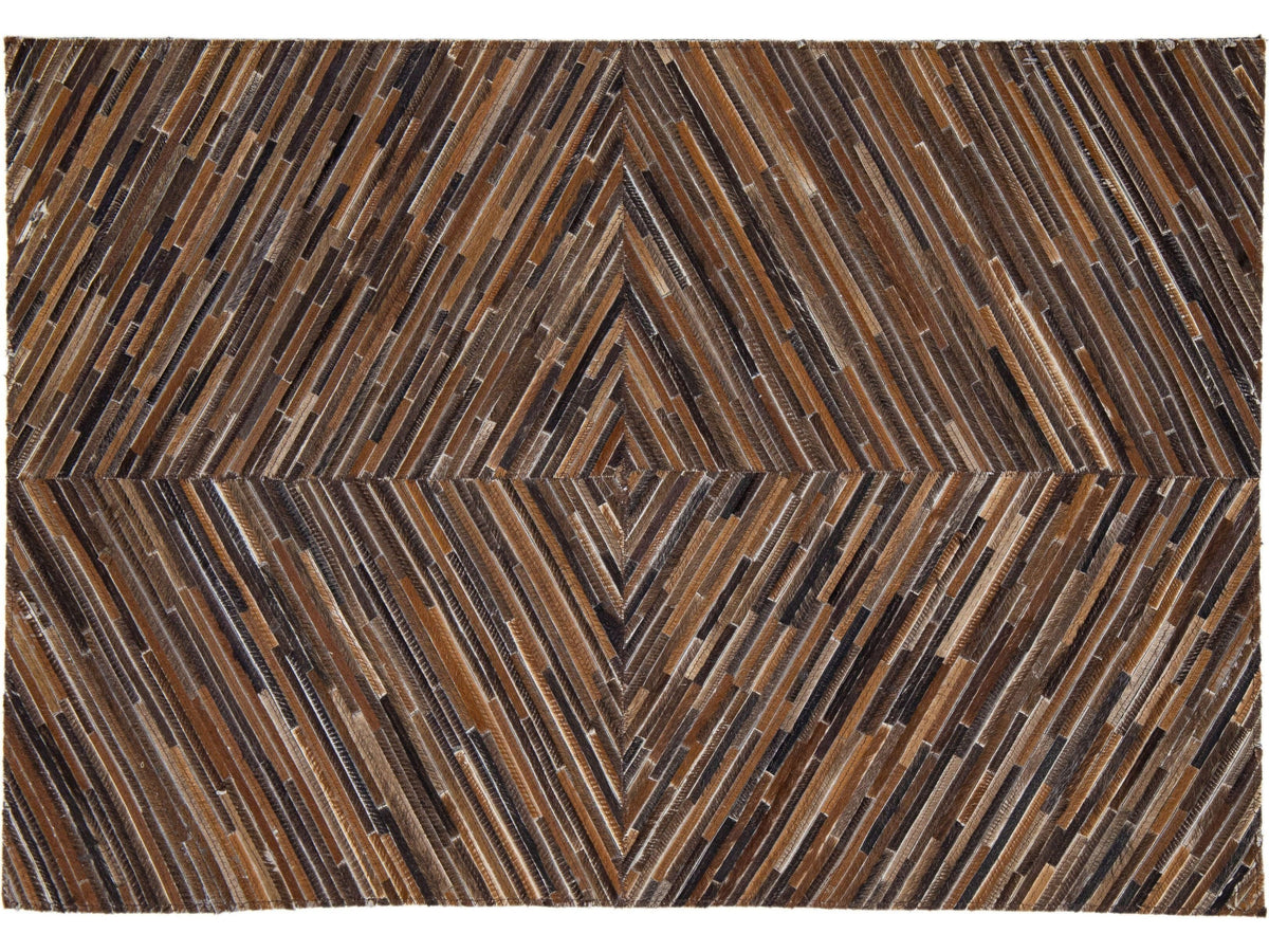 Modern Cowhide Custom Rug