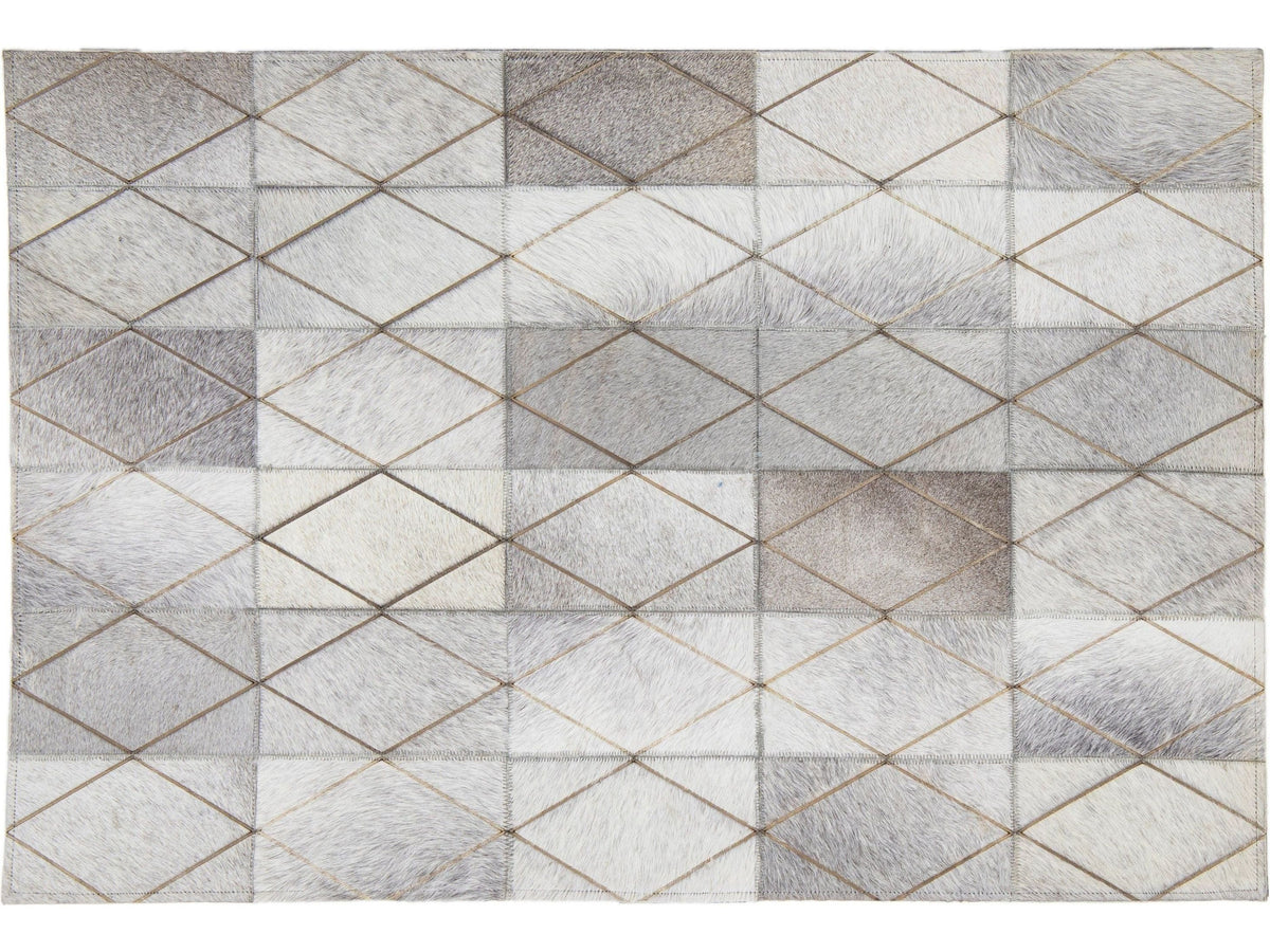Modern Cowhide Custom Rug