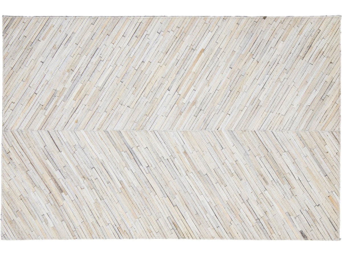 Modern Cowhide Custom Rug