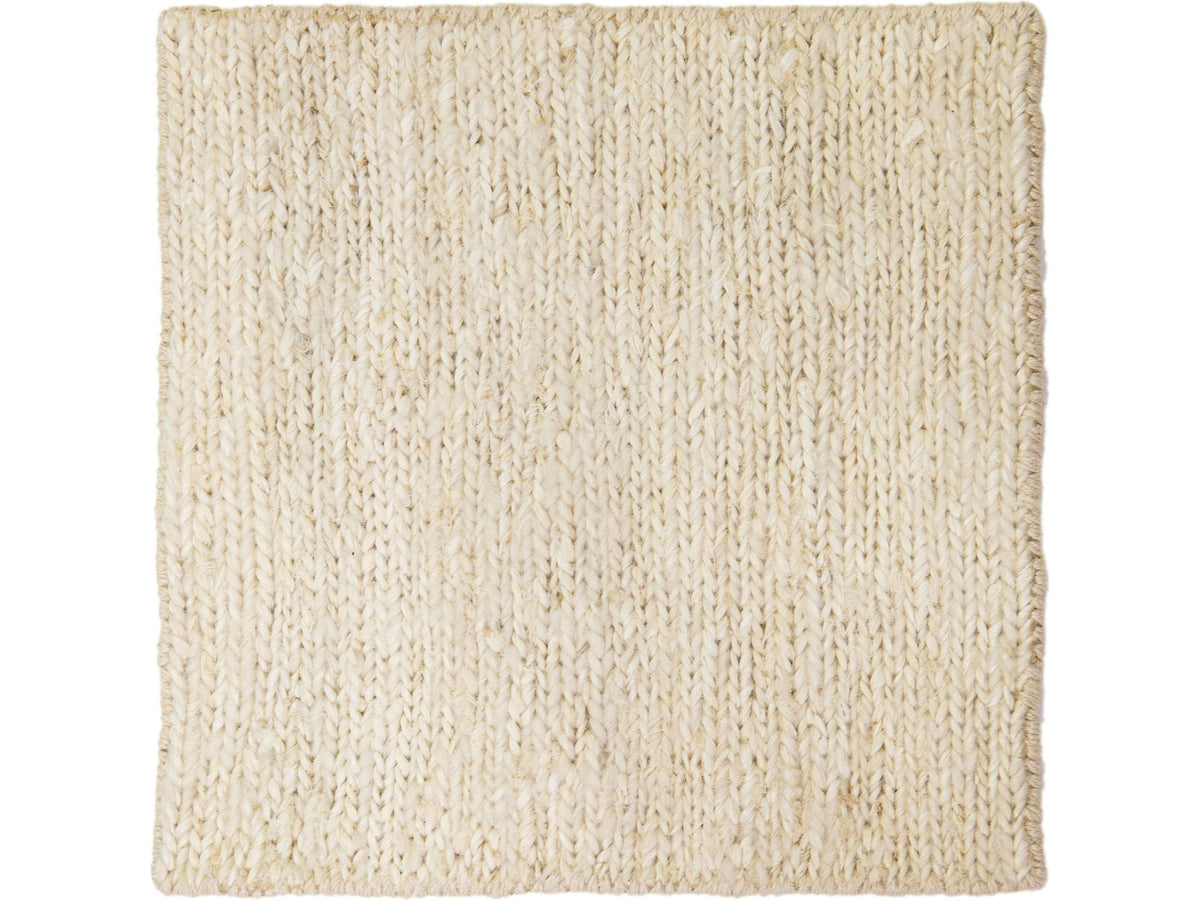 Modern Flatweave Jute and Wool Custom Rug