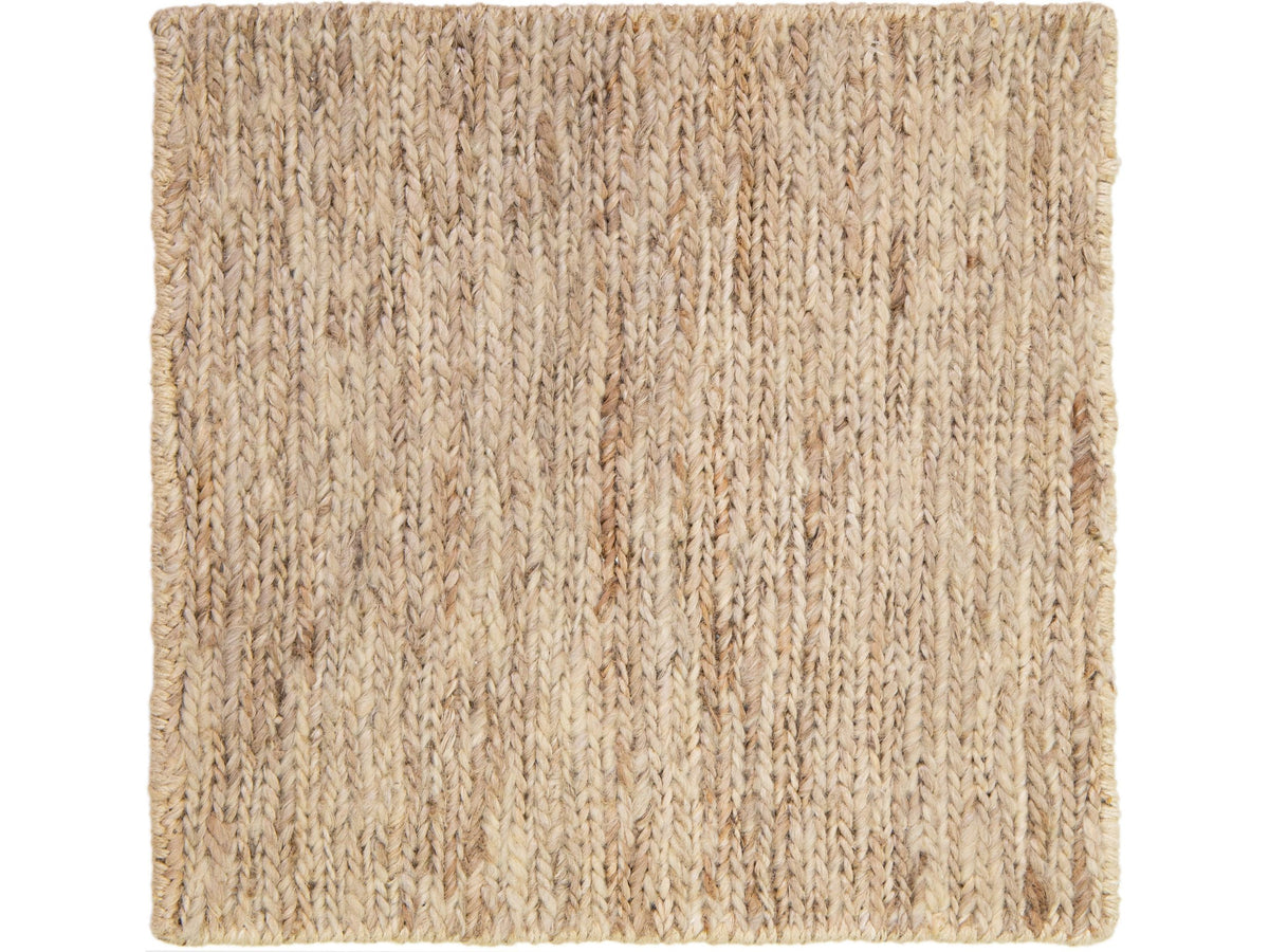 Modern Flatweave Jute and Wool Custom Rug