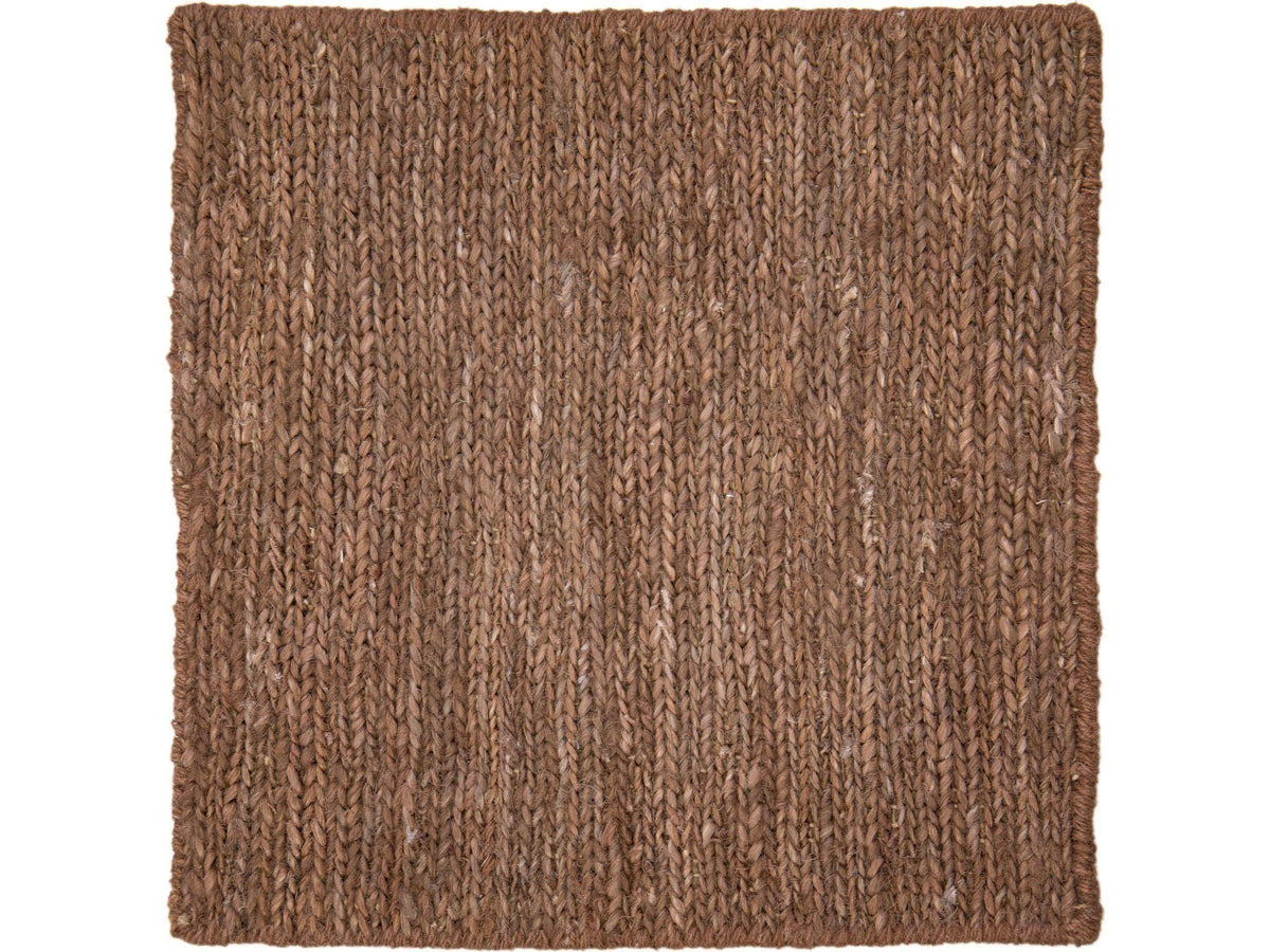 Modern Flatweave Jute and Wool Custom Rug
