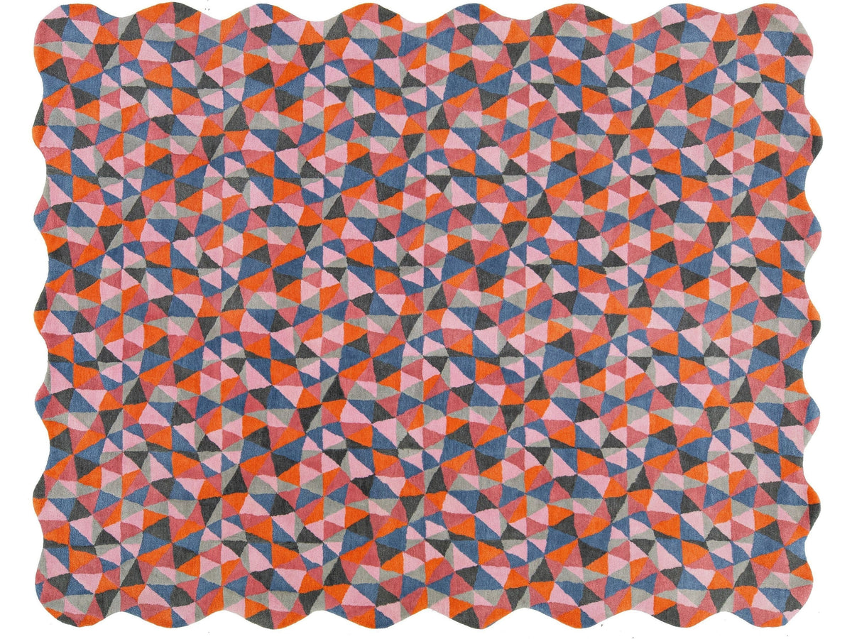 Modern Mosaico Wool Rug 8 X 10