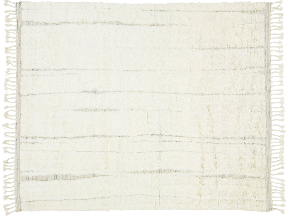 Modern Moroccan Wool Rug 8 X 10