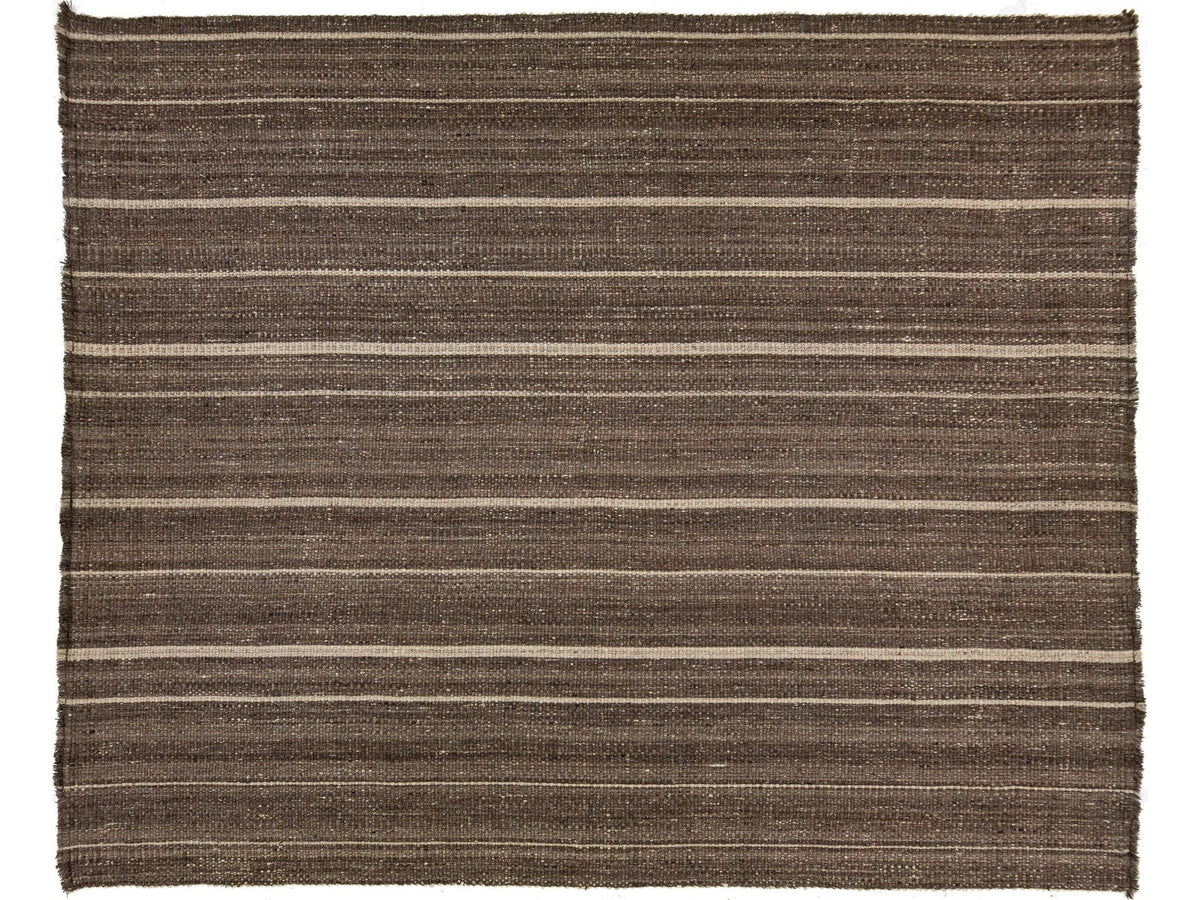 Modern Flatweave Wool Rug 12 X 15