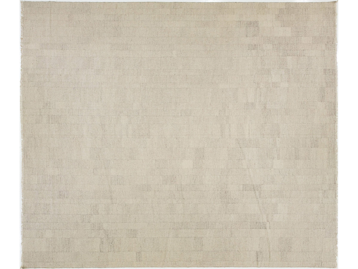 Modern Kilim Flatweave Wool Rug 12 X 15