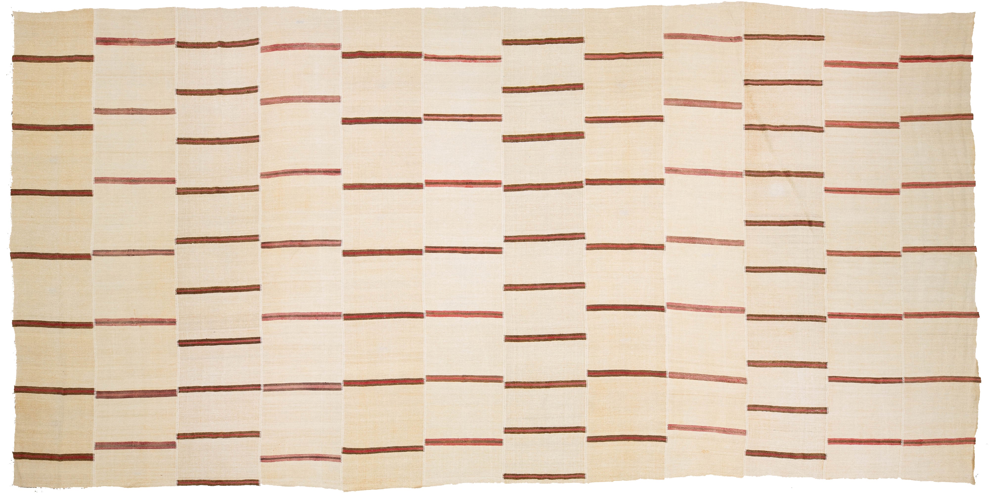 Vintage Kilim Wool Rug 13 X 27