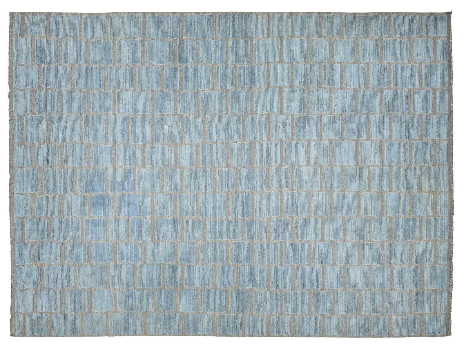 Modern Moroccan Wool Rug 13 X 18