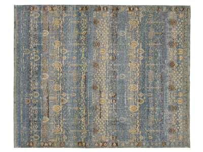 Modern Khotan Wool Rug 12 X 14