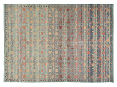 Modern Khotan Wool Rug 10 X 14