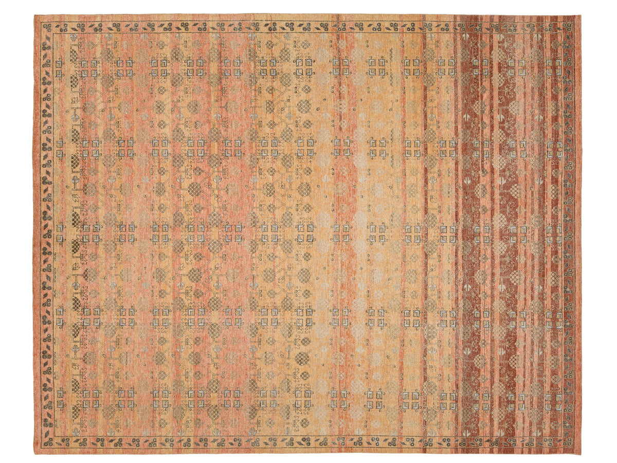 Modern Khotan Wool Rug 12 X 15