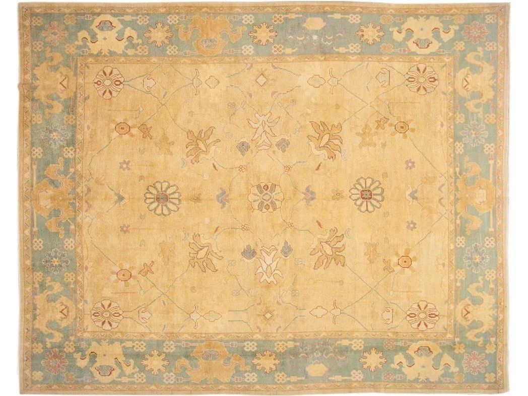 21st Century Modern Oushak Wool Rug 11 X 15