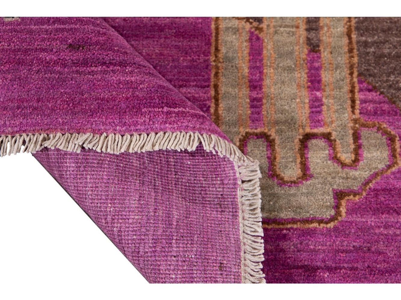 Modern Samarkand Khotan Wool Rug 3 X 6