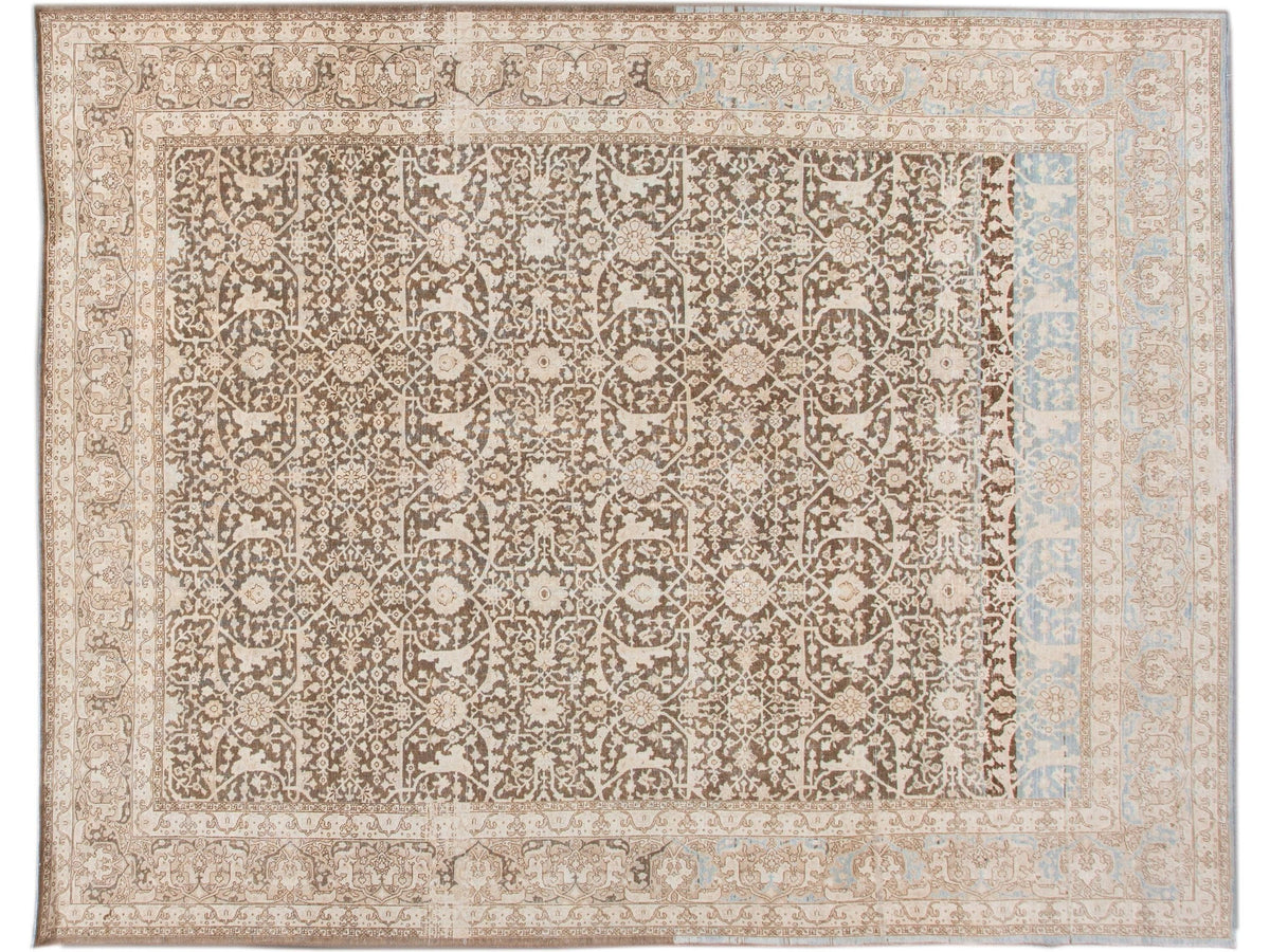 Antique Malayer Wool Rug 10 X 13