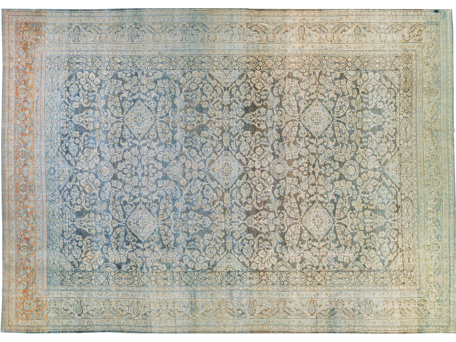 Antique Malayer Wool Rug 15 X 20