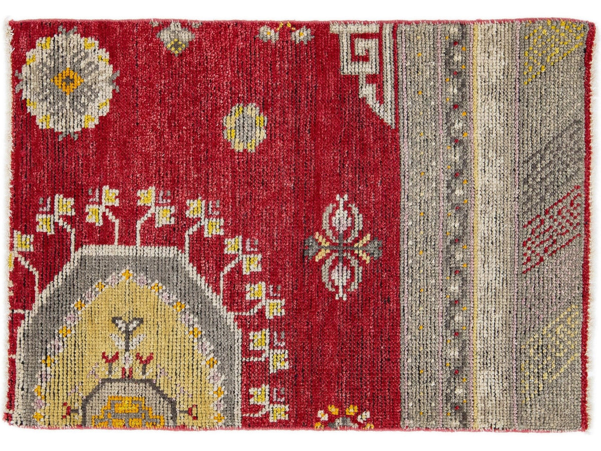 Transitional Khotan Custom Wool Rug