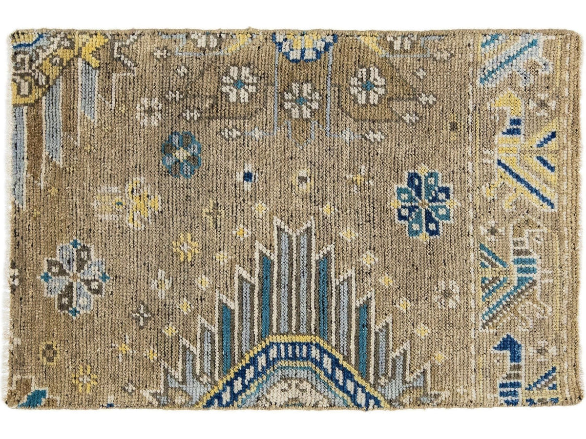 Transitional Khotan Custom Wool Rug