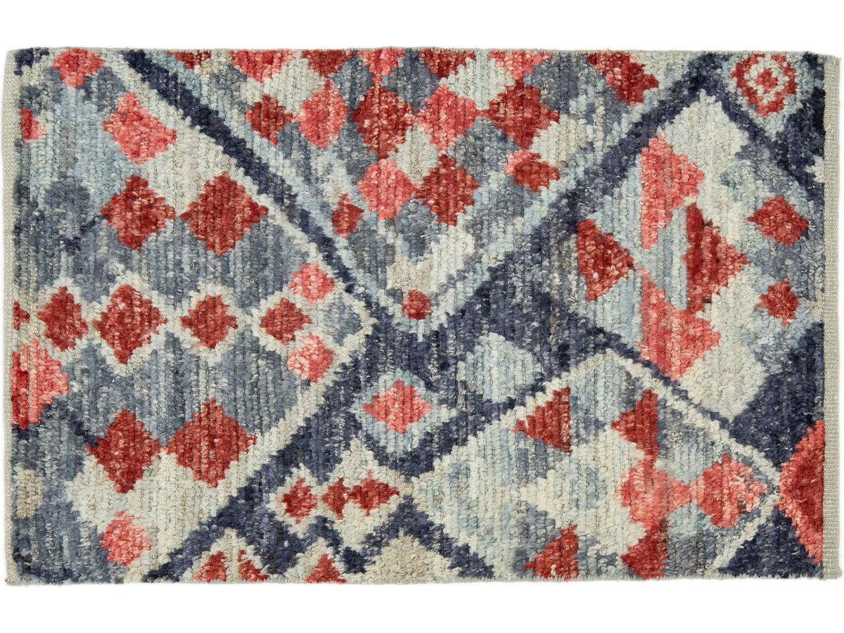Modern Moroccan Berber Wool Custom Rug
