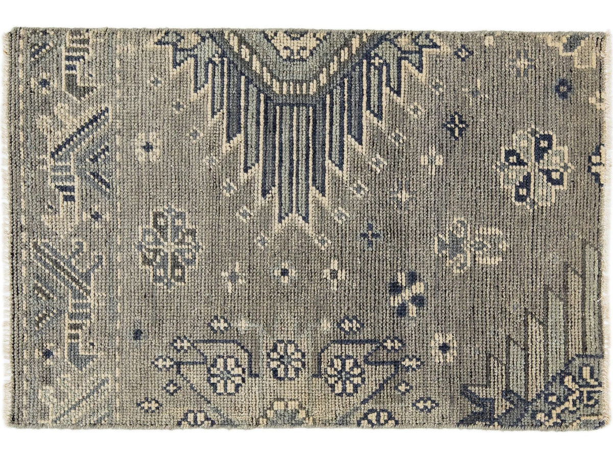 Transitional Khotan Custom Wool Rug