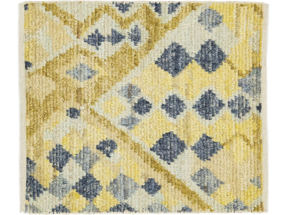 Modern Moroccan Berber Wool Custom Rug