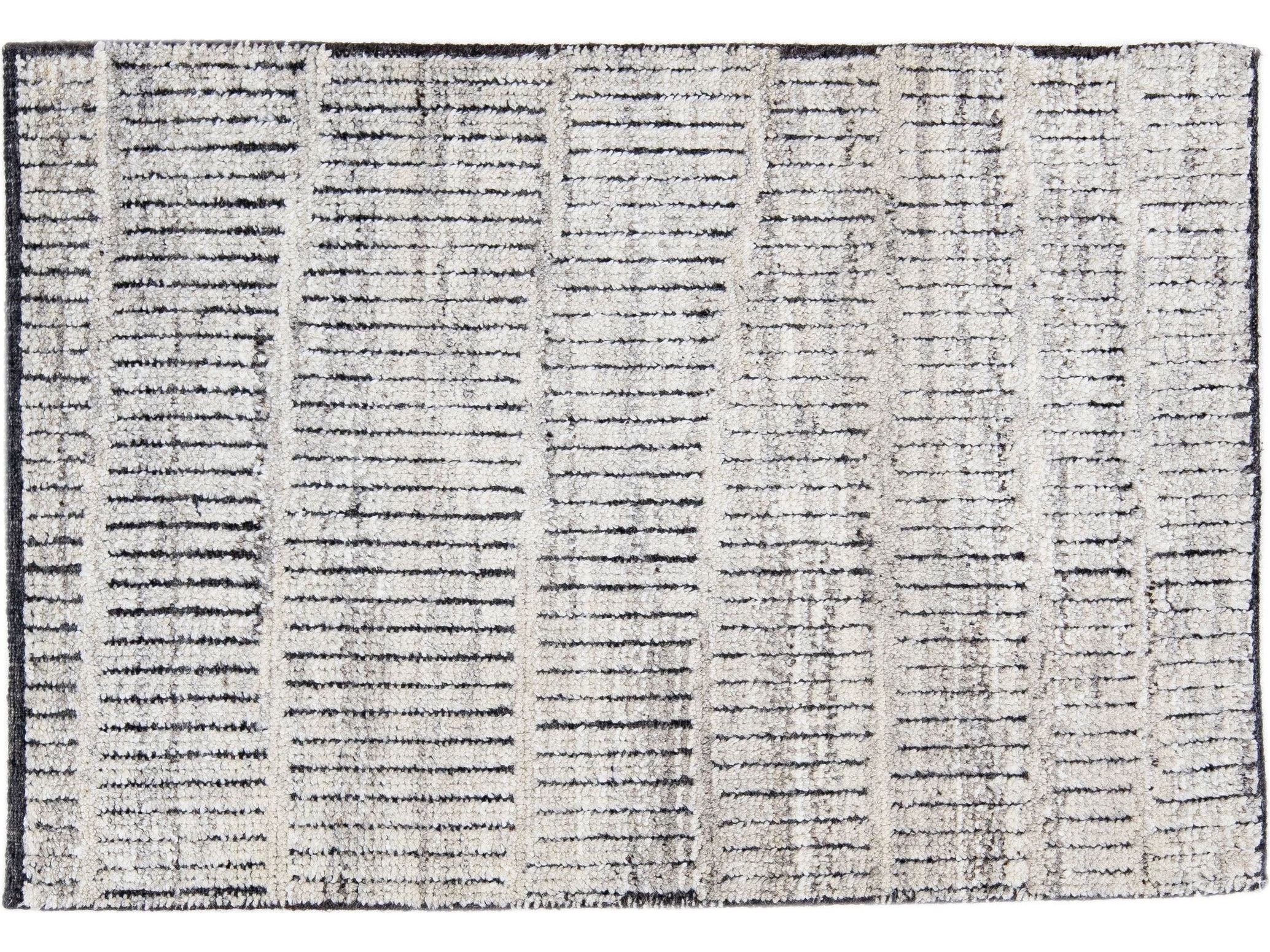 Modern Moroccan Style Custom Wool Rug